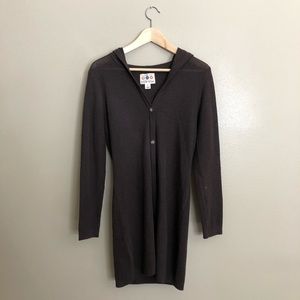 Title Nine Brown Long Sweater